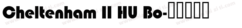 Cheltenham II HU Bo字体转换